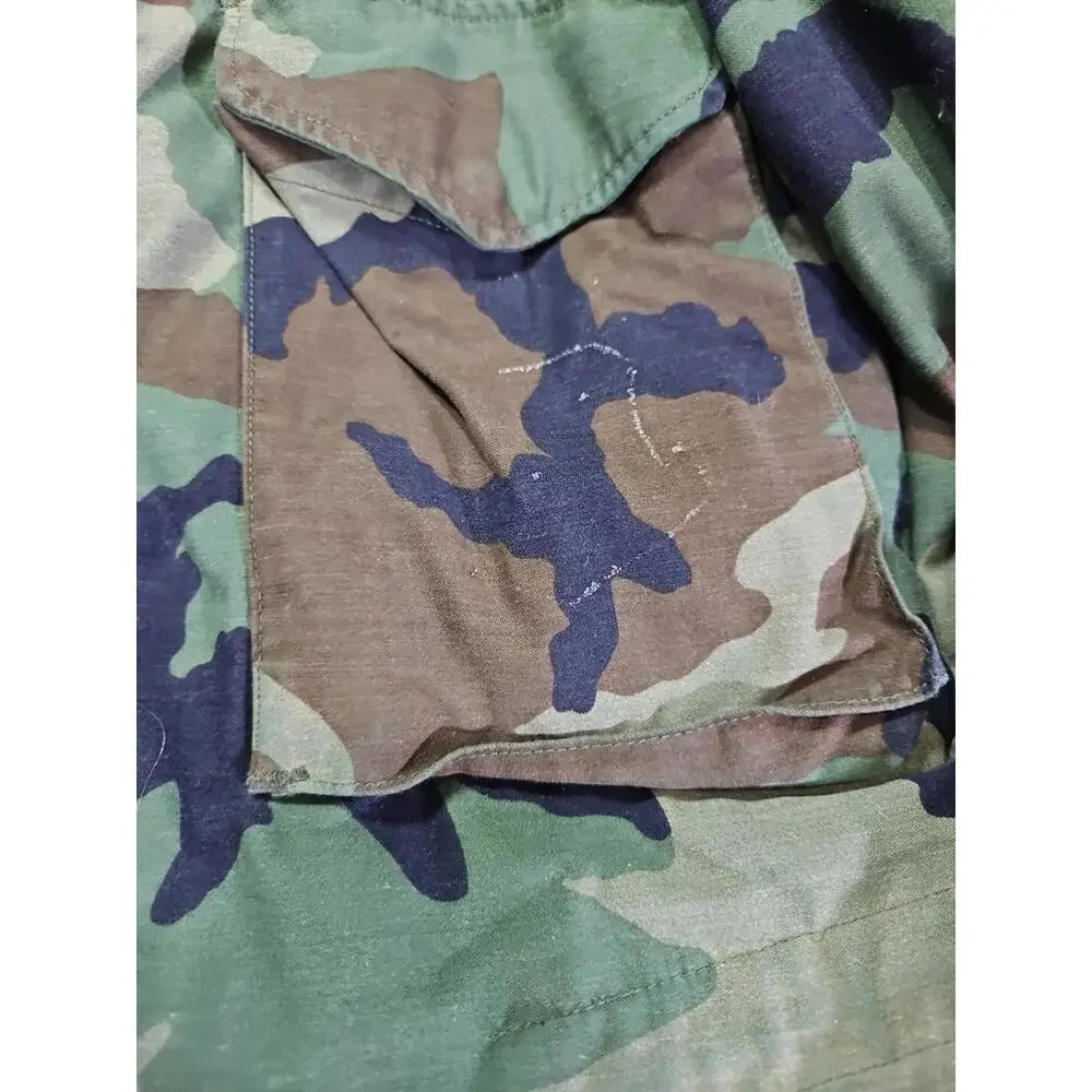 Vintage Military Field‎ Jacket Small Camouflage Cold Weather